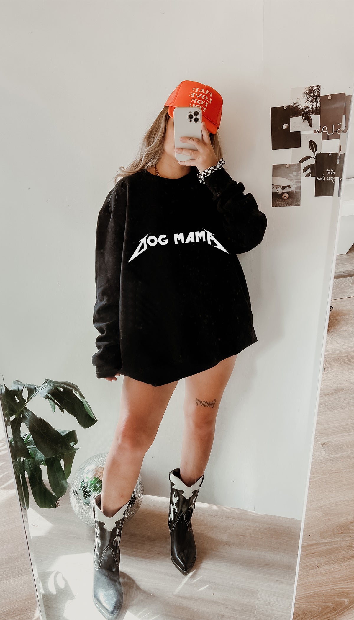 Dog Mama Sweatshirt - Black